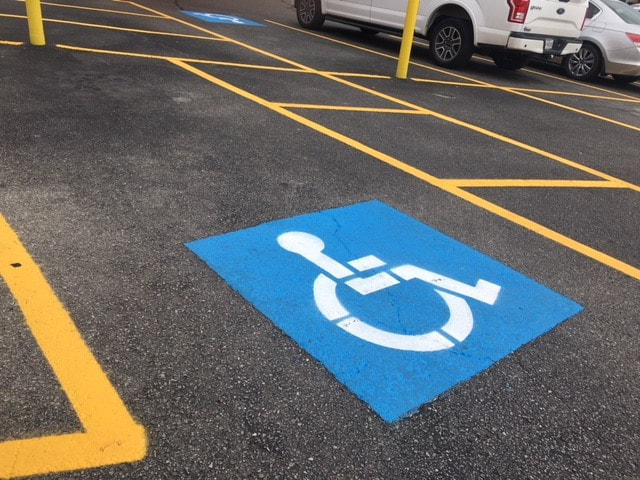 Handicap ADA Compliance Parking Birmingham, Alabama