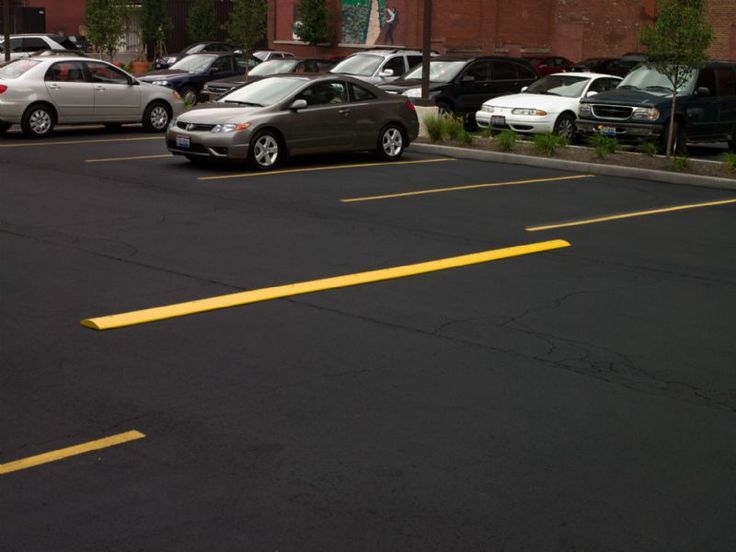 Speed bump painting and installation in Birmingham, Alabama