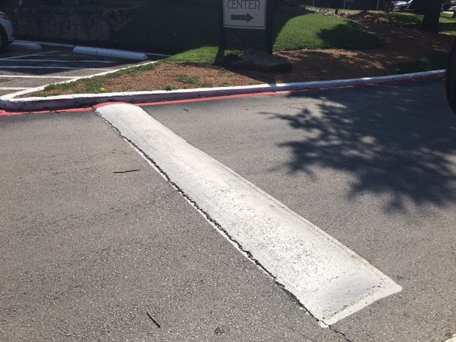 Speed Bump Installation and painting in Birmingham, AL